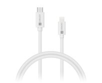 CONNECT IT Wirez kabel USB-C -> Lightning, 27 W, 1 m, BÍLÁ