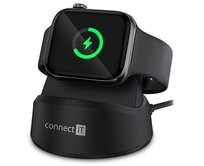 CONNECT IT WatchCharger bezdrátová nabíječka kompatibilní s Apple, ČERNÁ