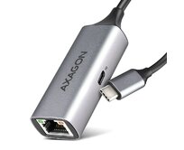 AXAGON ADE-TXPD, USB-C 3.2 Gen 1 - Gigabit Ethernet síťová karta, Asix AX88179, PD 100W, auto instal