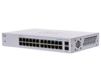 Cisco CBS110 Unmanaged 24-port GE, 2x1G SFP Shared - REFRESH