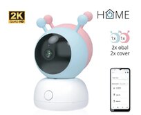 iGET HOME Camera CS2 Baby - bezdrátová kamerová 2K chůvička, 2 obaly v balení, detekce pláče