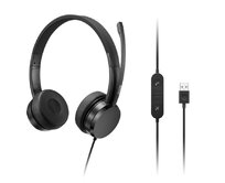 Lenovo sluchátka USB-A Wired Stereo On-Ear Headset (with control box)