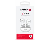 SWISSTEN BLUETOOTH TWS SLUCHÁTKA SONIC BÍLÁ