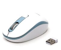 OMEGA MOUSE WIRELESS1000/1200/1600 DPI WHITE-BLUE