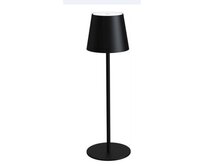 PLATINET TABLE RESTAURANT LAMP WATERPROOF IP44 REGULATION RECHARGABLE BLACK