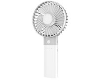 PLATINET RECHARGEABLE DESK FAN WITH POWER BANK 4000MAH WHITE/GREY