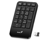 Genius NumPad 1000, Klávesnice, numerická, bezdrátová, Copilot klávesa, 2,4GHz, mini USB přijímač, černá