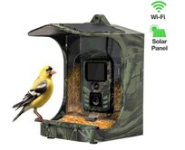 EVOLVEO StrongVision BirdFeeder - Chytré krmítko pro ptáky s kamerou a solárním panelem