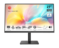 MSI monitor Modern MD272QXP, 27" IPS/2560 x 1440 (WQHD)/100Hz/1ms/HDMI/DP/USB/USB-C/Výškově nastavitelný/Pivot