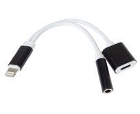 PremiumCord Adapter Lightning na 3,5mm jack audio + Lightning charging