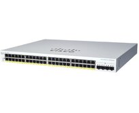 Cisco CBS220 48FP-4X-EU - 48xGbE,4xSFP+,48xPoE+, 740W - REFRESH