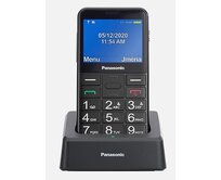 Panasonic KX-TU155EXBN mobilní telefon pro seniory -barevný displej 2,3", fotoaparát, microSD/microSDHC, USB, černý