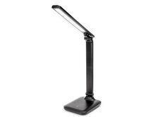 PLATINET stolní lampa LED REMUS 5W, USB nabíječka, dotykový panel, černá