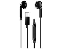 Genius HS-M365 černý, Headset, drátový, do uší, mikrofon, ovládání hlasitosti, USB-C, černý