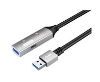 PremiumCord USB 3.2 repeater a prodlužovací kabel Male-Female, 5Gbps Aluminium 5m