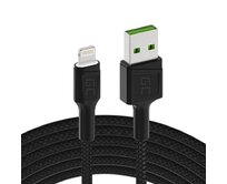 Green Cell Kabel Ray USB-A - Lightning 1,2m LED s rychlým nabíjením pro Apple iPhone