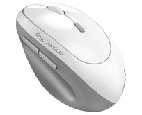 Genius Ergo 8350S, Myš, bezdrátová, optická, vertikální, 2400DPI, 6 tlačítek, tichá, Copilot,2,4GHz,Bluetooth 5.3, bílá