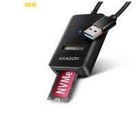 AXAGON ADM2-AM USB-A 10Gbps - M.2 NVMe & SATA SSD adaptér, kabel USB-A 10cm