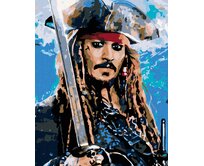 Zuty - Malování podle čísel - JACK SPARROW II 40x50 cm bez rámu a bez vypnutí plátna