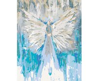 Zuty - Malování podle čísel - ANDĚLÉ OD LENKY - LOVE ANGEL 40x50 cm bez rámu a bez vypnutí plátna