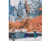 Zuty - Malování podle čísel - PARK V NEW YORKU 40x50 cm bez rámu a bez vypnutí plátna