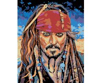 Zuty - Malování podle čísel - JACK SPARROW I 40x50 cm vypnuté plátno na rám