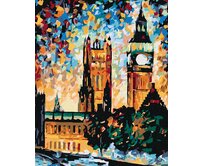 Zuty - Malování podle čísel - BIG BEN V BARVÁCH 40x50 cm bez rámu a bez vypnutí plátna