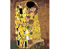 Zuty - Malování podle čísel - POLIBEK (Gustav Klimt) 40x50 cm bez rámu a bez vypnutí plátna