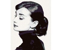 Zuty - Malování podle čísel - AUDREY HEPBURN I 40x50 cm bez rámu a bez vypnutí plátna