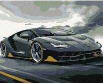 Zuty - Malování podle čísel - LAMBORGHINI 40x50 cm bez rámu a bez vypnutí plátna