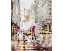 Zuty - Malování podle čísel - PÁR NA PŘECHODU V NEW YORKU (RICHARD MACNEIL) 40x50 cm bez rámu a bez vypnutí plátna