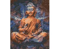 Zuty - Malování podle čísel - HVĚZDNÝ BUDDHA III 40x50 cm vypnuté plátno na rám