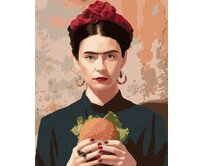 Zuty - Malování podle čísel - FRIDA KAHLO A HAMBURGER 40x50 cm vypnuté plátno na rám