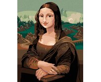 Zuty - Malování podle čísel - POHÁDKOVÁ MONA LISA - INSPIRACE DA VINCI 40x50 cm vypnuté plátno na rám