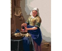 Zuty - Malování podle čísel - MLÉKAŘKA (J. VERMEER) 40x50 cm bez rámu a bez vypnutí plátna