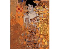 Zuty - Malování podle čísel - ZLATÁ ADELE (G. KLIMT) 40x50 cm vypnuté plátno na rám