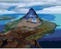 Zuty - Malování podle čísel - HORA KIRKJUFELL 40x50 cm vypnuté plátno na rám