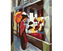 Zuty - Malování podle čísel - OBCHOD S KLOBOUKY (AUGUST MACKE) 40x50 cm vypnuté plátno na rám