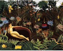 Zuty - Malování podle čísel - SEN (HENRI ROUSSEAU) 40x50 cm vypnuté plátno na rám