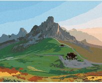 Zuty - Malování podle čísel - DOLOMITY 40x50 cm bez rámu a bez vypnutí plátna