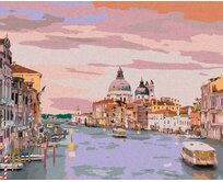 Zuty - Malování podle čísel - CANAL GRANDE BENÁTKY ITÁLIE 40x50 cm vypnuté plátno na rám