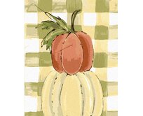 Zuty - Malování podle čísel - TŘI DÝNĚ GINGHAM (HALEY BUSH) 40x50 cm bez rámu a bez vypnutí plátna