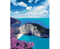 Zuty - Malování podle čísel - PLÁŽ NAVAGIO 40x50 cm vypnuté plátno na rám