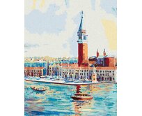 Zuty - Malování podle čísel - OSTROV SAN GIORGIO V BENÁTKÁCH 40x50 cm vypnuté plátno na rám