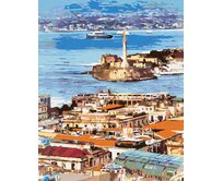 Zuty - Malování podle čísel - PANORAMA MĚSTA MESSINA 40x50 cm bez rámu a bez vypnutí plátna