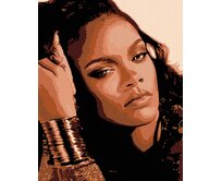 Zuty - Malování podle čísel - RIHANNA 40x50 cm vypnuté plátno na rám