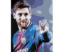 Zuty - Malování podle čísel - MESSI V DRESU 40x50 cm vypnuté plátno na rám