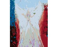 Zuty - Malování podle čísel - ANDĚLÉ OD LENKY -BALANCE ANGEL 40x50 cm vypnuté plátno na rám