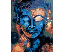 Zuty - Malování podle čísel - BAREVNÝ BUDDHA 40x50 cm bez rámu a bez vypnutí plátna