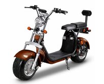 Elektrická koloběžka, skútr, scooter, kolobrnda dva motory 3000W, 1500 W  + 1500 W baterie 40 Ah dojezd 120 km černé barvy